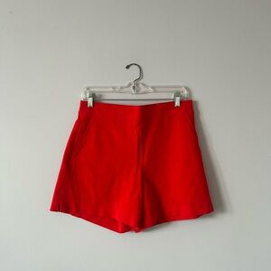 SPANX High Waist Red Women's Shorts